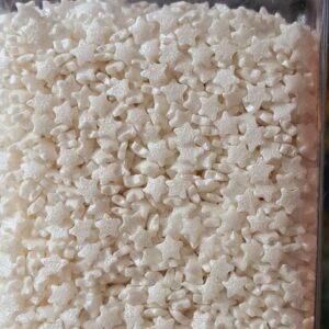 Perle, stea confeti sidef Dr. Gusto,Alb, 30 gr