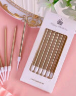Lumanari decorative ,auri, drepte , 6 buc