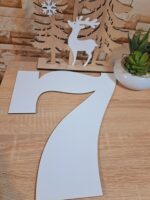 Numere sablon Mdf,Cifra,,7,, 30 cm