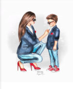Vafe /Imagini comestibile,mama-baiat