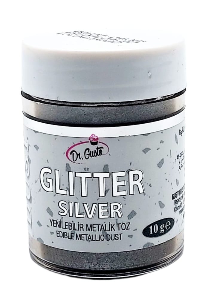 Colorant sidef, 10 grame, silver/argintiu glitter