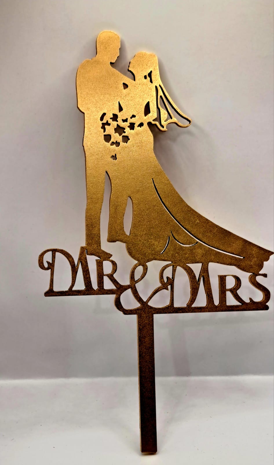 Toper, Mr Mrs, auriu, nr 3. MDF