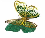 Fluturi 3 d,Verde(12 buc)