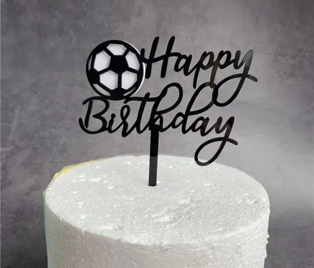Toper happy birthday, fotbal, minge