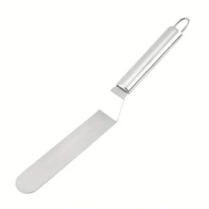 Spatula inox curbata pentru nivelat creme,aluat