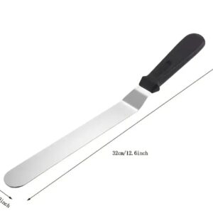 SPATULA INOX,CURBATA, cu mâner pvc