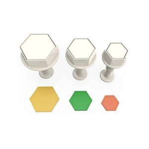 Decupator hexagon, 3 marimi cu piston