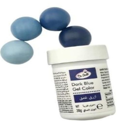 Colorant gel alimentar, 30 grame, albastru inchis