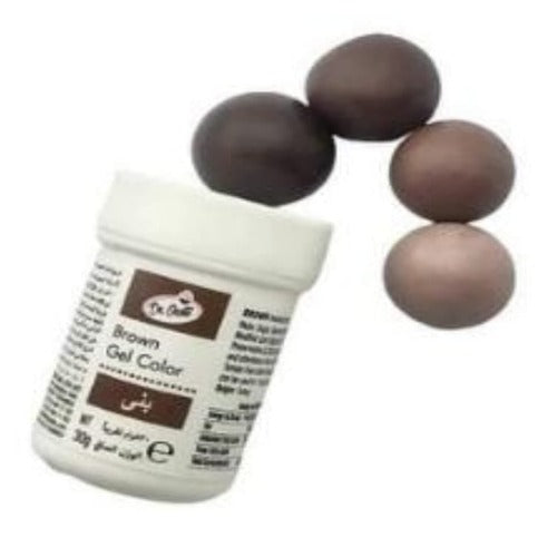 Colorant gel alimentar, 50 grame, maro
