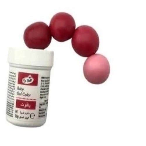 Colorant gel alimentar, 30 grame, Rosu Ruby