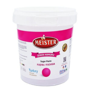 Pasta de zahar, 1 kg, ROZ INCHIS, Meister