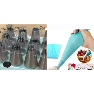 DUIURI INOX PROFESIONALE,5 CM(12buc)+POSH SILICON
