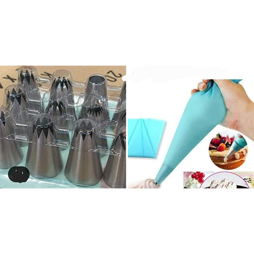 DUIURI INOX PROFESIONALE,5 CM(12buc)+POSH SILICON