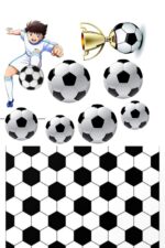 Vafe comestibile,fotbalist,minge