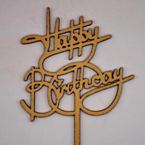 Toper Happy Birthday, MDF