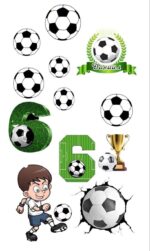 Vafe comestibile,fotbalist nr 6