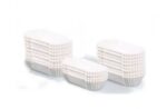 Hartie decorativa eclere, alb, 1000 buc, 10*6*2,5  cm