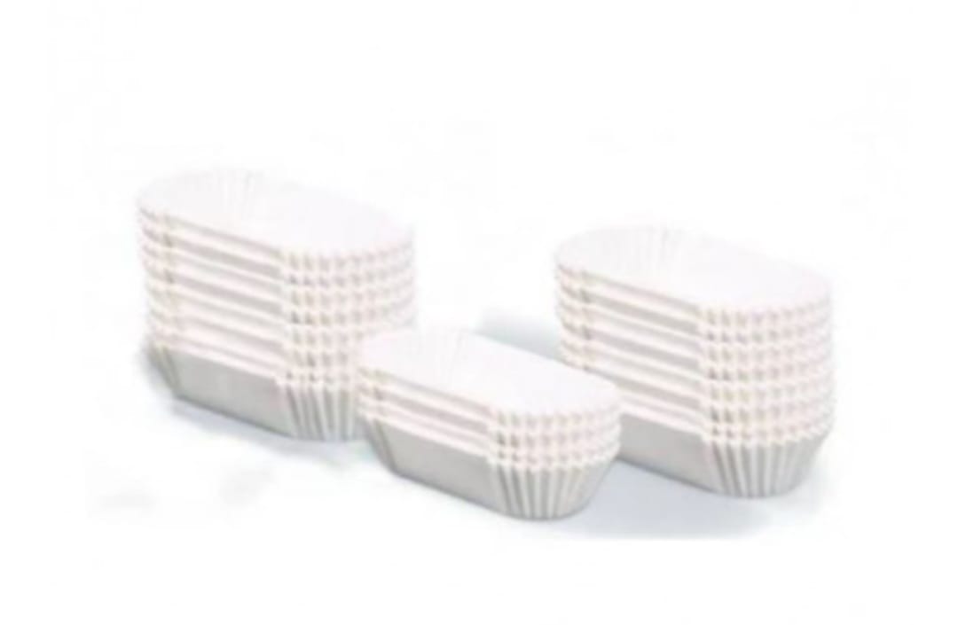 Hartie decorativa eclere, alb, 1000 buc, 10*6*2,5 cm