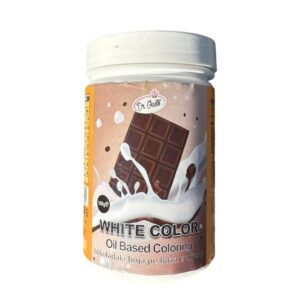 Colorant pudra, liposolubil pentru albire ciocolata, 100 gr