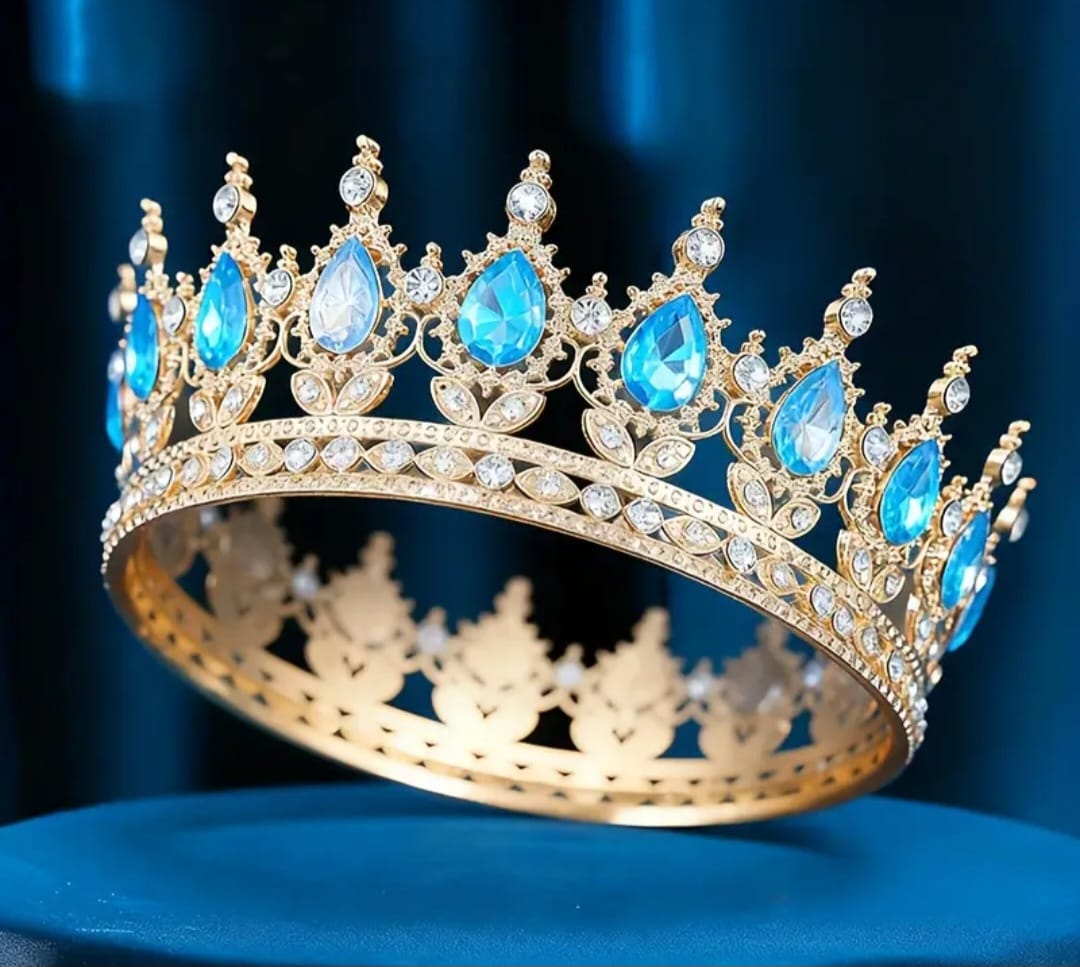 CORONITA DECOR,Culoare Albastru, 12,5 cm