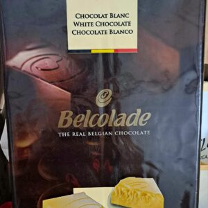 Ciocolata belgiana, Belcolade, Alba, Fara zahar, 5 kg