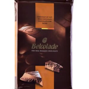 Ciocolata belgiana, Belcolade, cu Lapte, fara zahar, 5 Kg