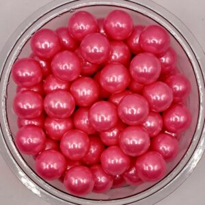 Perle comestibile, Roz FUCSIA, 10 mm, 50 gr