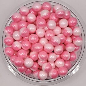Perle comestibile, Alb-Roz, 8 mm, 50 gr