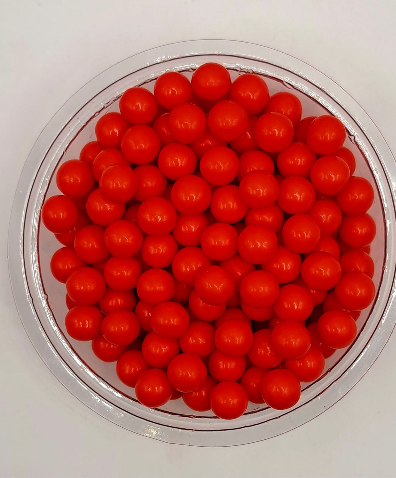 Perle comestibile, Rosu , 8 mm, 50 gr