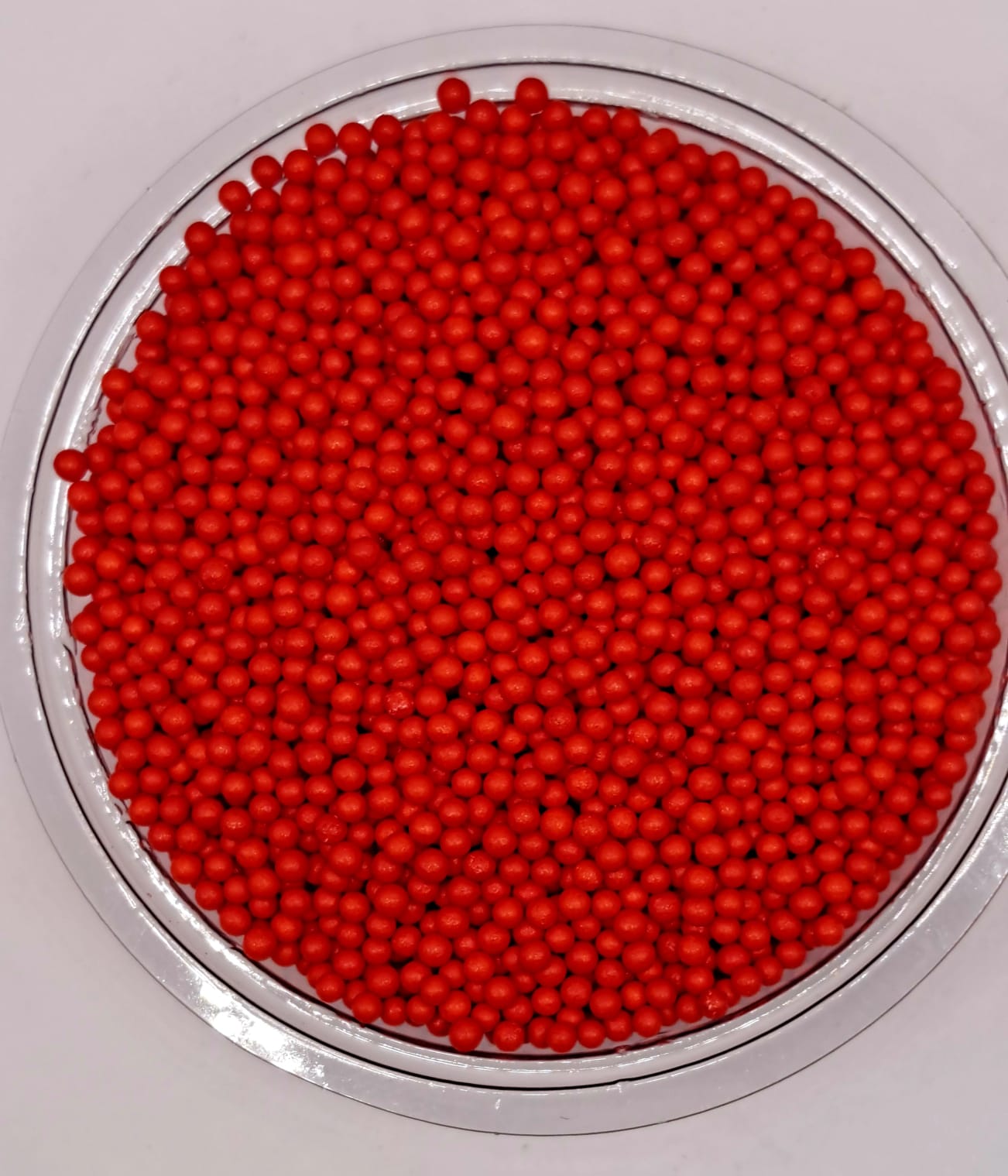 Perle comestibile, Rosu , 1 mm, 50 gr