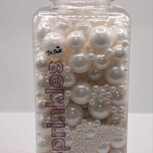Perle comestibile, Alb perlat, 250 gr