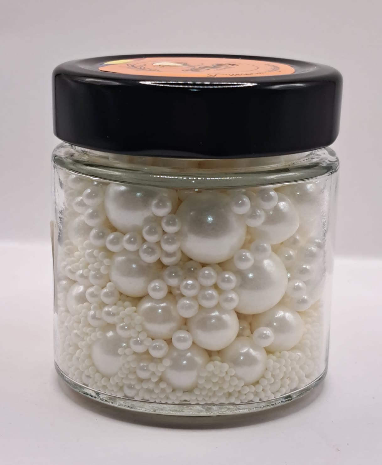 Perle comestibile, Alb perlat,Mix, 90 gr *