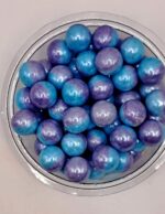 Perle comestibile, Albasatru, turcoaz, mov, 10 mm, 50 gr
