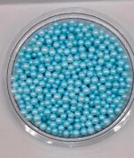 Perle comestibile, Albastru deschis, 3 mm, 50 gr