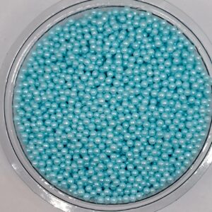 Perle comestibile, Albastru deschis, 1 mm, 50 gr