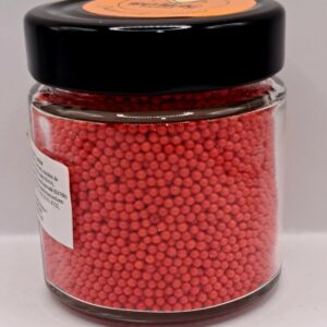 Perle comestibile, Rosu 1 mm, 100 g