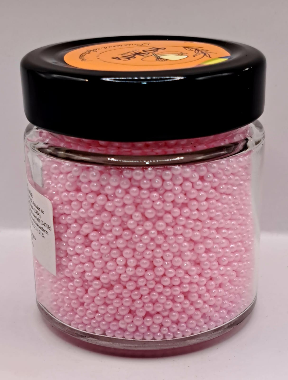 Perle comestibile, Roz deschis 2 mm, 100 g