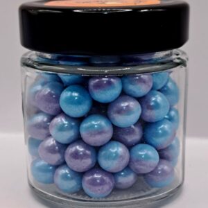 Perle comestibile, turcuaz-lila 10 mm, 100 g