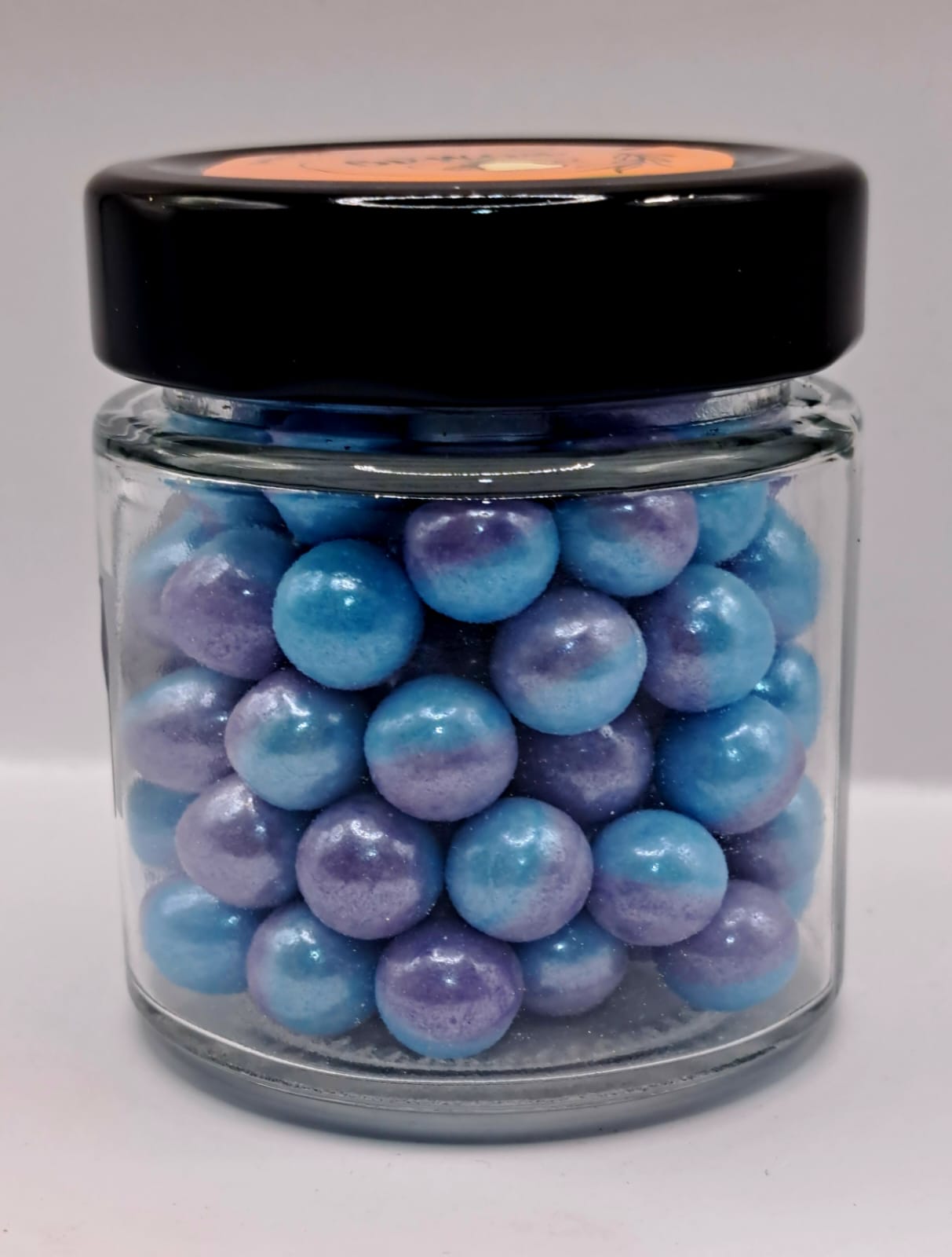 Perle comestibile, turcuaz-lila 10 mm, 100 g