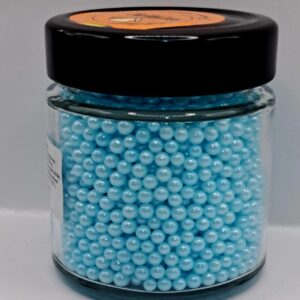 Perle comestibile,Albastru deschis 3 mm, 100 g