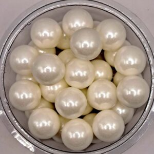 Perle comestibile, Alb , 14 mm ,50 gr