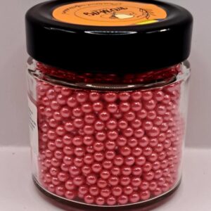 Perle comestibile, Roz fucsia-rosu, 4  mm, 100 gr