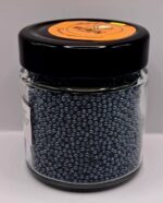 Perle comestibile, Negru marunt, 1mm, 100 gr