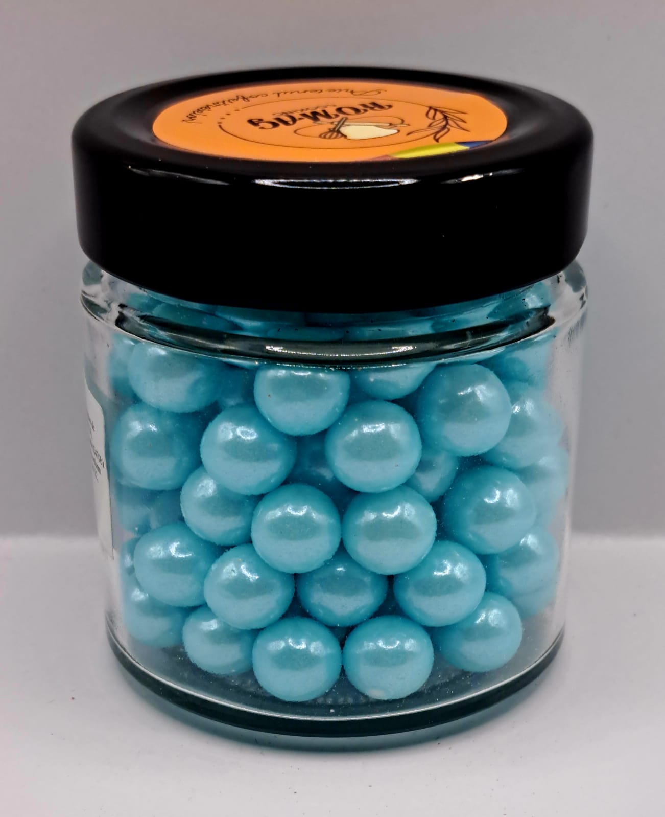 Perle comestibile, Albastru deschis, 10 mm,80 gr