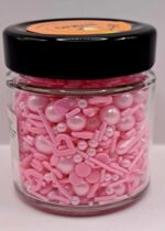 Perle comestibile, Roz deschis, si inima confeti, 90 gr