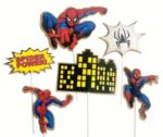 Toper Spiderman, prevazute cu bete de sustinere
