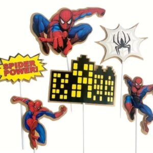 Toper Spiderman, prevazute cu bete de sustinere