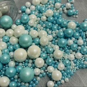 Perle comestibile, Alb-bleu, 50 gr