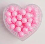Perle comestibile,Roz deschis, 10 mm, 50 gr