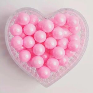 Perle comestibile,Roz deschis, 10 mm, 50 gr